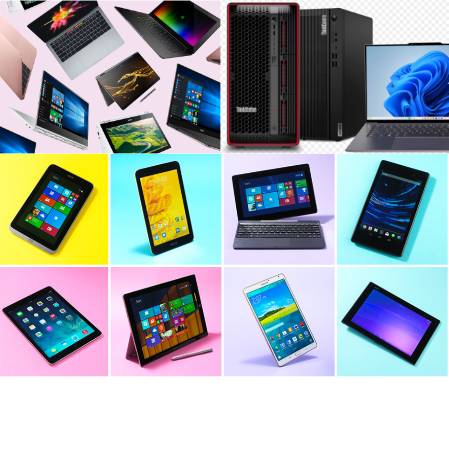 PCs, Laptops and Tablets